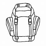 Backpack Coloring Hiking Pages Ready Tocolor Sheets Colouring Visit sketch template