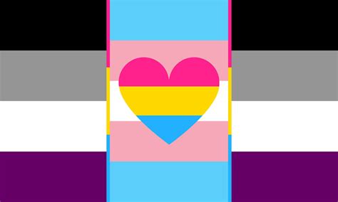 Asexual Panromantic Trans Combo Thingy By Pride Flags On Deviantart