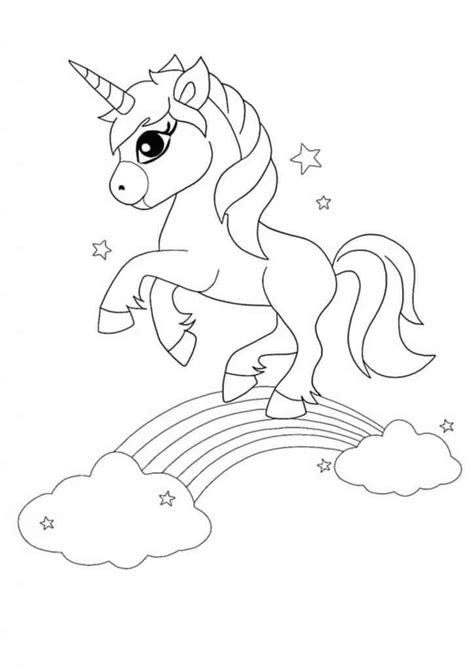 printable coloring sheet unicorn coloring pages