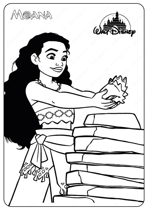 moana pages  color  printable moana coloring pages princess