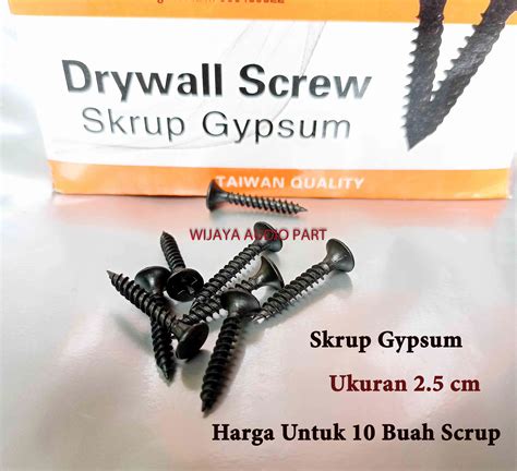 skrup gypsum      cm  drywall screw sekrup gipsum baut