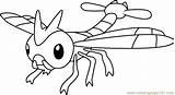Yanma Coloringpages101 Pokémon Meowstic sketch template