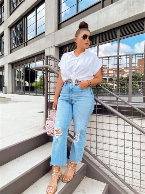 10 Denim And White Summer Outfit Ideas