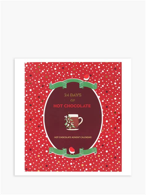 hot chocolate advent calendar 480g at john lewis and partners