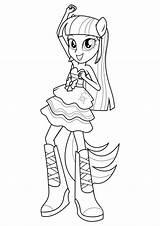 Equestria Rarity Pony Colorear sketch template