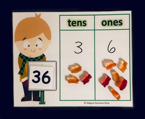 tens   chart printable math kindergarten math etsy