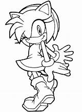 Sonic Coloring Pages Hedgehog Silver Amy Printable Print Knuckles Tails Rose Sheets Para Boyama Kids Colorir Color Colouring Colors Getcolorings sketch template