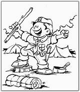 Coloring Pages Boy Scouts Coloringpagesabc Scout Posted sketch template
