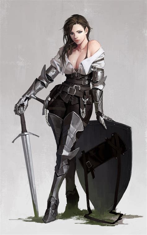 fighter dd character dump concept art characters female female knight female character concept