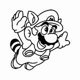 Mario Raccoon Super Pages Drawing Line Coloring Nintendo Clipart Decal Sticker Vinyl Brothers Ballzbeatz Gaming Clipartbest Sketch Template Choose Board sketch template