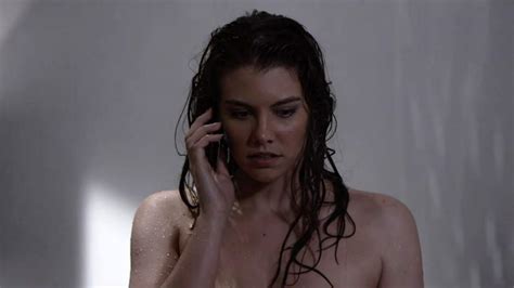 lauren cohan naked showering scene from death race 2 scandal planet