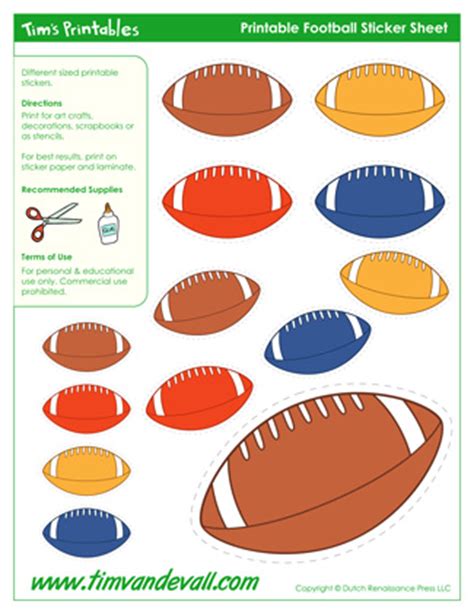 printable football template shapes   football party