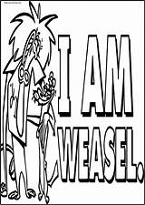 Weasel sketch template
