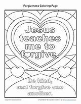 Teaches Forgive Forgiveness Sundayschoolzone Activity Druckbare Vergeben Lehrt Liturgical Taught sketch template