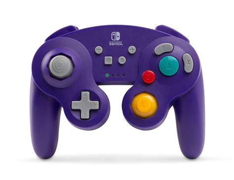 nsw wireless controller gamecube style purple amazonin video games