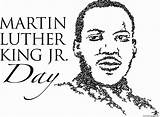 Luther Martin King Clipart Coloring Jr Drawing Closed Pages Clip Holiday Dr Printable Mlk Cliparts Sketch Cartoon Step Simple Drawings sketch template