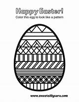 Easter Coloring Sara Crafting Reality Egg Pages sketch template