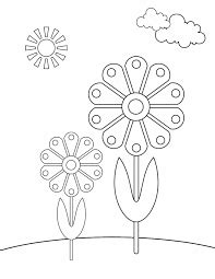 spring flowers templates google search spring coloring pages