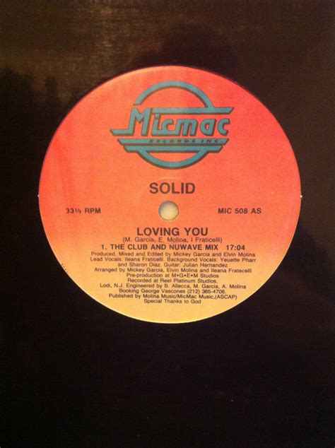 Solid Loving You 1988 Vinyl Discogs