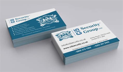 ci security group  business cards web graphic design agency stockport