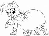 Coloring Twilight Sparkle Pages Pretty Kids sketch template