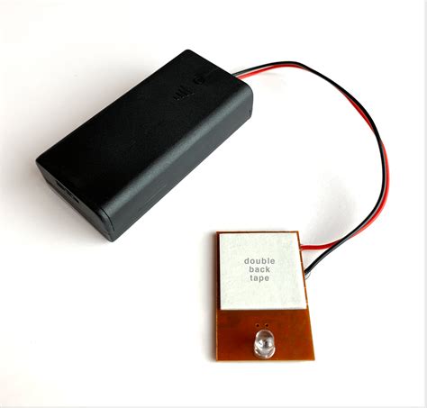 fake alarm red blinking flashing led  pre wired battery holder