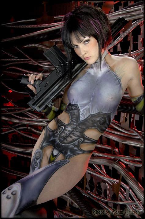 Ghost In The Shell Body Paint X Post From R Anime