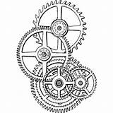Steampunk Drawi Designlooter Cogs Toppng sketch template