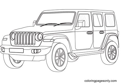 jeep coloring page danujcortnie