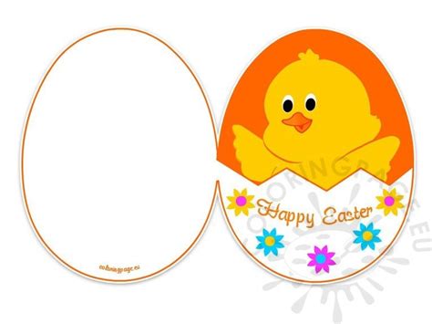 easter card printable  coloring page