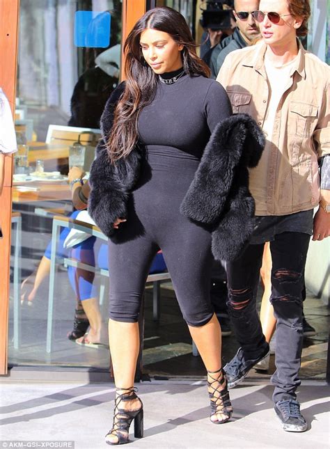 kim kardashian wears a bodysuit to shoot keeping up with the