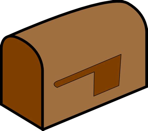 Brown Mailbox Clip Art At Vector Clip Art