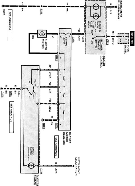 understanding ford blower motor resistor wiring diagrams wiregram