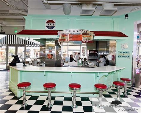 counter service or tables to sit at design your ice cream