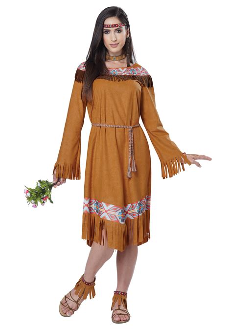 classic native american maiden costume  women