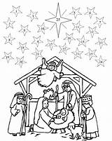 Coloring Pages Advent Nativity Scene Calendar Preschoolers Color Animals Getcolorings Printable sketch template