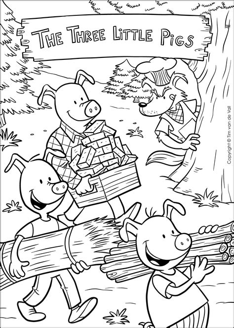 pigs coloring page cover tims printables