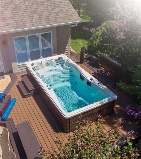 backyard ideas    put  swim spa