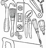 Coloring Tools Pages Construction Doctor Worker Equipment Workers Science Lab Drawing Carpenter Printable Getcolorings Sheet Tool Color Print Getdrawings sketch template