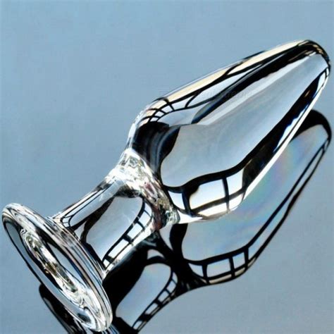 38mm Pyrex Glass Butt Plug Anal Dildo Bead Crystal Ball