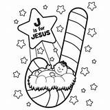Christmas Sunday School Coloring Pages Printable Color Getcolorings Christ Print sketch template