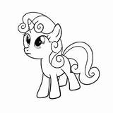 Pony Little Coloring Pages Belle Sweetie Cutie Mark Crusaders Color Twilight Rainbow Sparkle Dash Rarity Printable Toddler Will Shining Armor sketch template