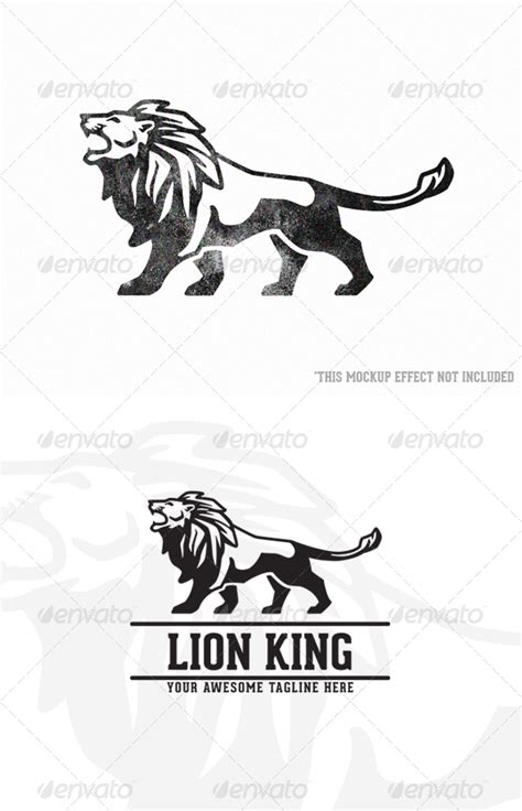 lion king lion logo lion king pet logo design