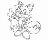 Tails Coloringhome Dxf Eps sketch template