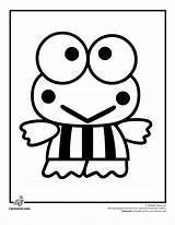 Coloring Pages Keroppi Easy Kitty Hello Color Colorear Para Birthday Little Big Girl Colouring Sheets Kids Printable Book Pochacco Paginas sketch template