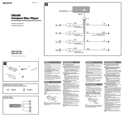 sony cdx wiring diagram wiring diagram