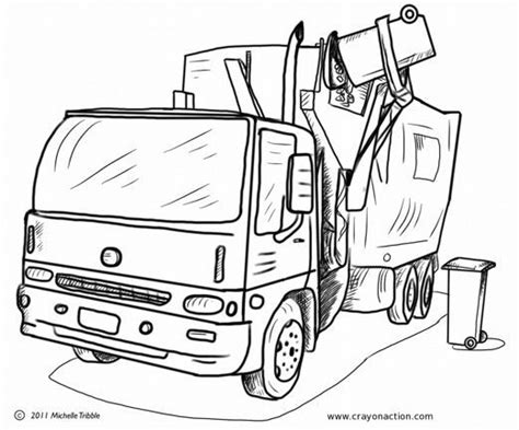 recycling truck coloring pages truck coloring pages garbage truck