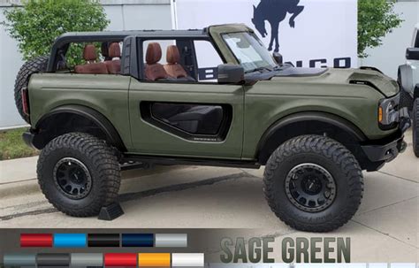 ford confirms  green  bronco color    filson wildland fire rig green page