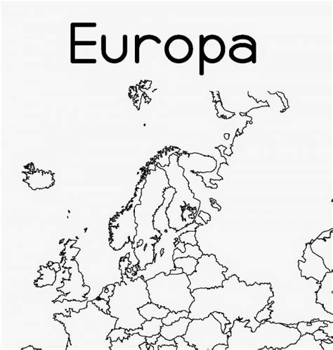 25 Increible Mapa De Europa Para Dibujar