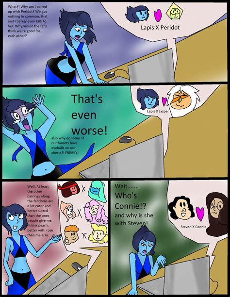 lapis lazuli reacts to steven universe pairings by kingofthedededes73 on deviantart